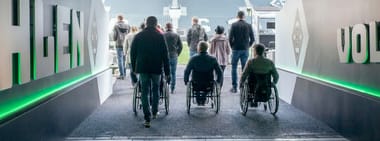 Stadionführung für Rollstuhlfahrer / innen   