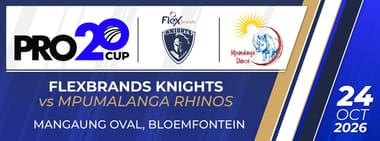 Flexbrands Knights vs Mpumalanga Rhinos