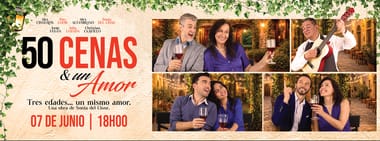 50 CENAS & UN AMOR DOMINGO 7 DE JUNIO | 18:00 PM 