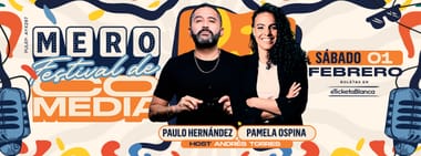 MERO FESTIVAL DE COMEDIA 2025: PAMELA OSPINA Y PAULO HERNÁNDEZ