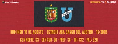HINCHADA LOCAL-DEPORTIVO CUENCA vs CATOLICA