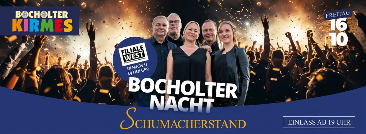 Bocholter Kirmes - Schumacherstand Freitag - 16.10.2026