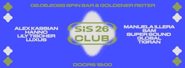 SiS26 Club - Pre-Party im Goldener Reiter