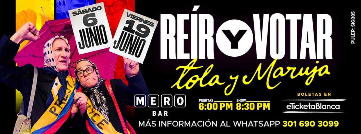 REÍR Y VOTAR CON TOLA Y MARUJA (EN MERO BAR) ¡NUEVAS FUNCIONES!