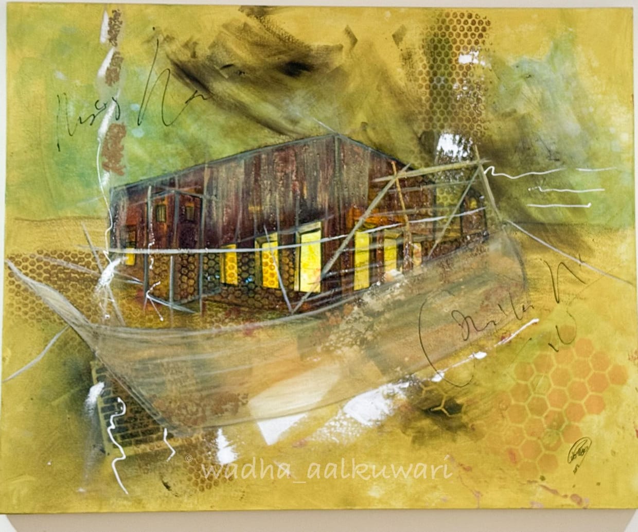 Modern Techniques in Acrylic Painting with Wadha Al Kuwari 