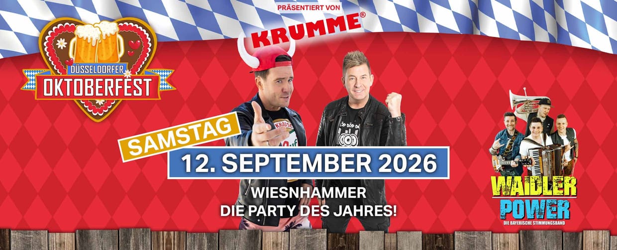 Sa, 12.09. WIESNHAMMER präsentiert von KRUMME