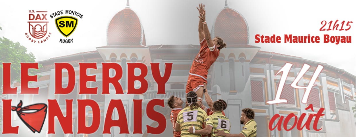 MATCH AMICAL US DAX RUGBY LANDES vs STADE MONTOIS RUGBY