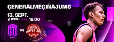 Sezonas ģenerālmēģinajums: Rīgas Zeļļi vs Juventus