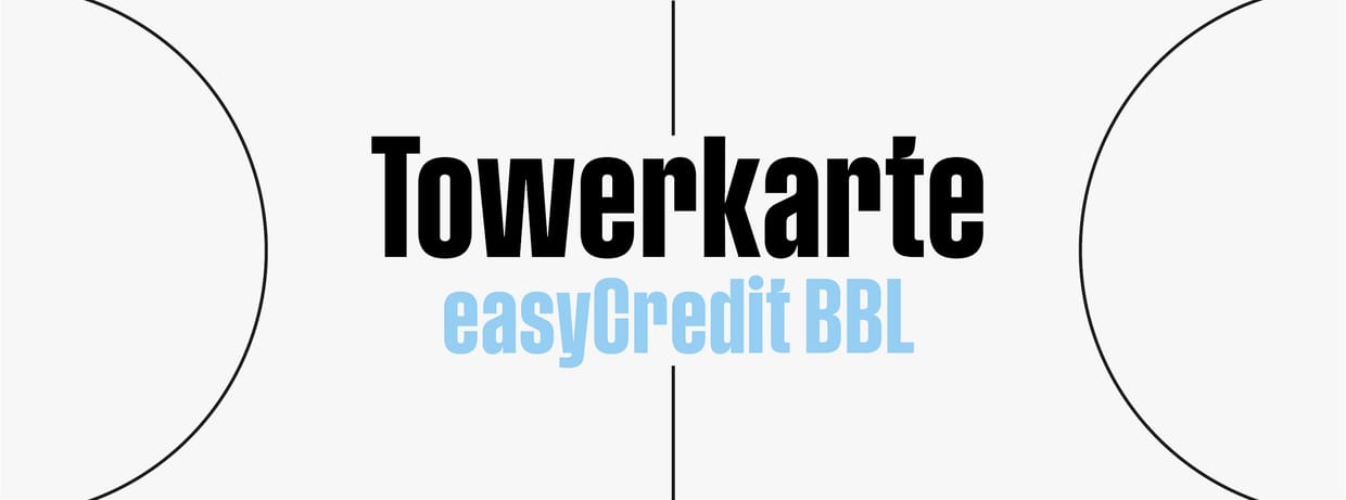 TOWERKARTE easyCredit BBL 26/27