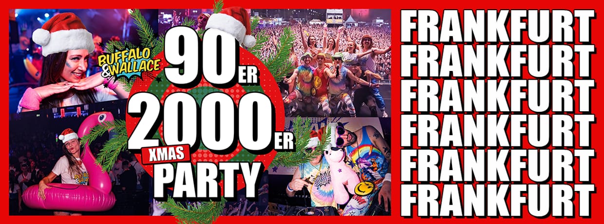 90er & 2000er Party | Weihnachts-Special I Frankfurt 