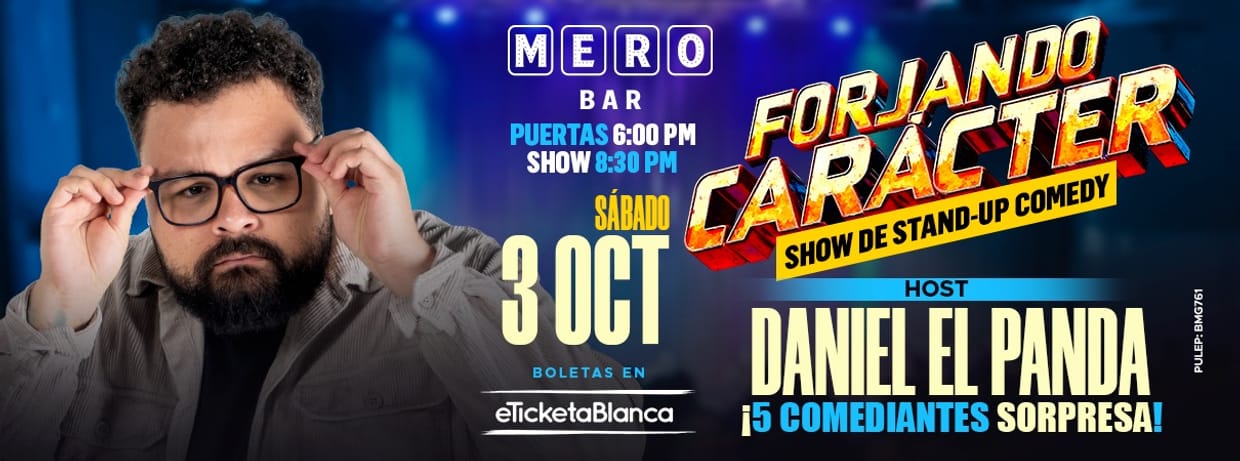 FORJANDO CARACTER: SHOW DE STAND-UP COMEDY (EN MERO BAR)