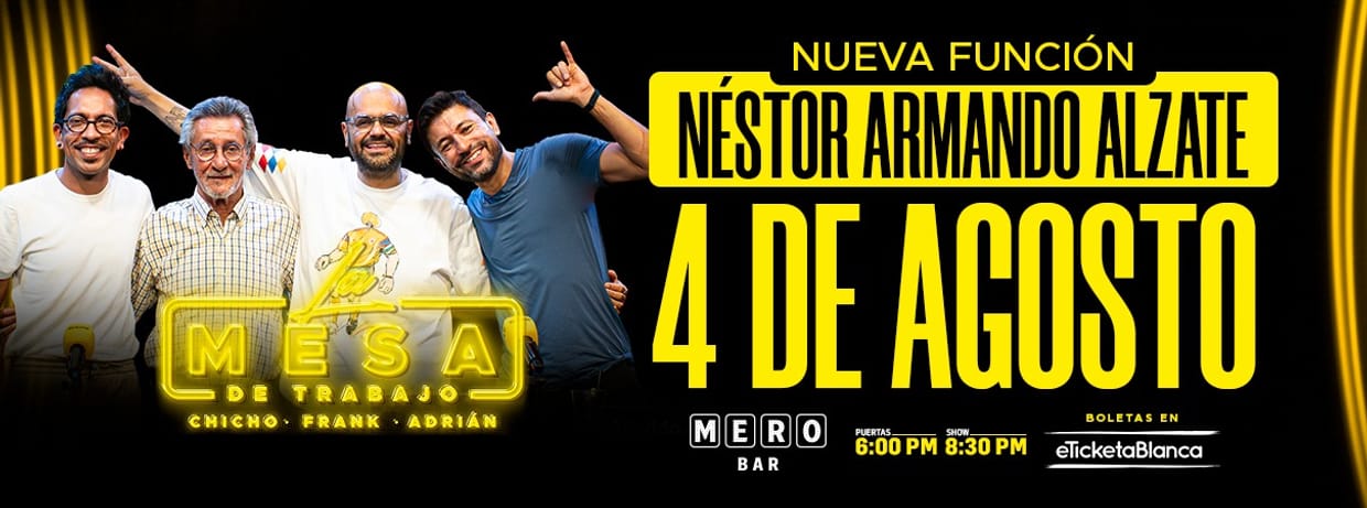 LA MESA DE TRABAJO EN VIVO EN MERO BAR