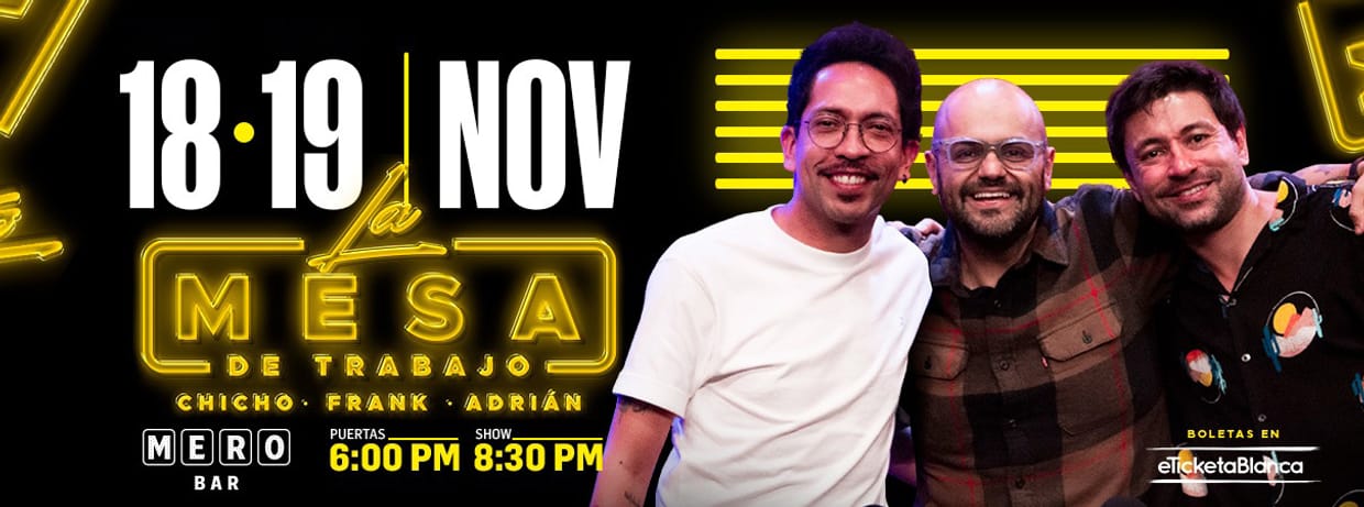 LA MESA DE TRABAJO EN VIVO EN MERO BAR