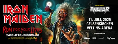 IRON MAIDEN - RUN FOR YOUR LIVES WORLD TOUR 2025/26