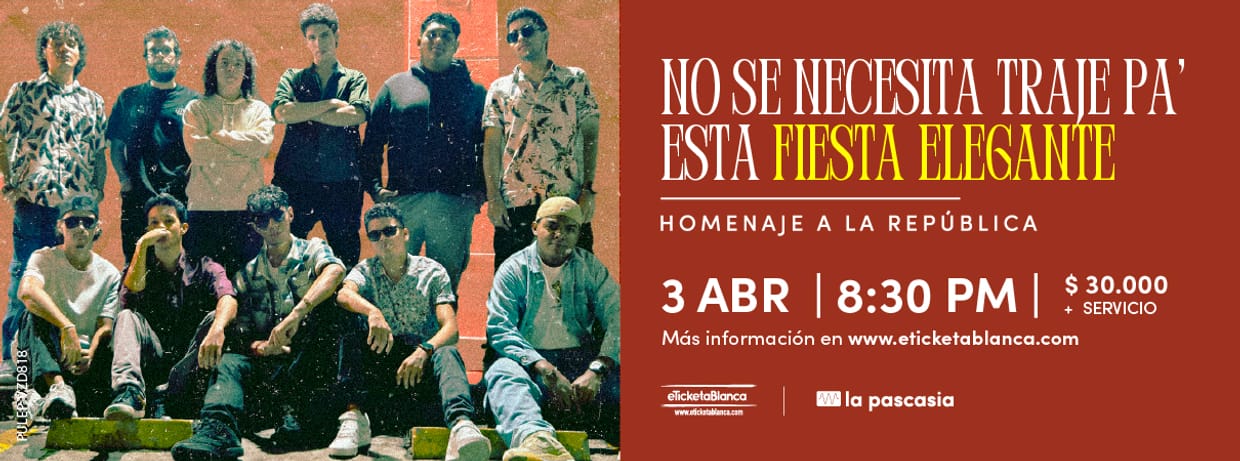 NO SE NECESITA TRAJE  PA' ESTA FIESTA ELEGANTE