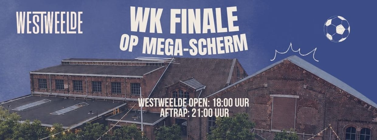 WK finale op Megascherm bij WestWeelde