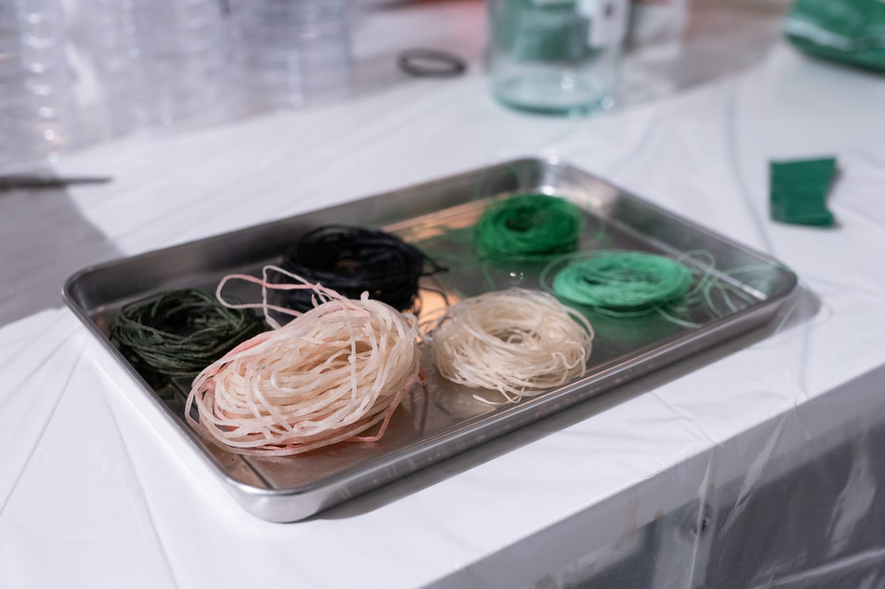 Algengarn Workshop mit AMAVSS* Material Lab