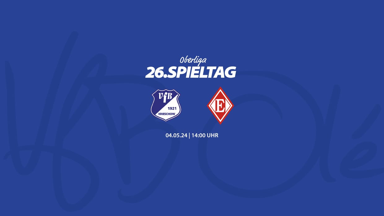 28. Spieltag VfB Krieschow - Ludwigsfelder FC