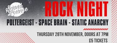 Rock Night with Poltergeist, Space Brain and Static Anarchy