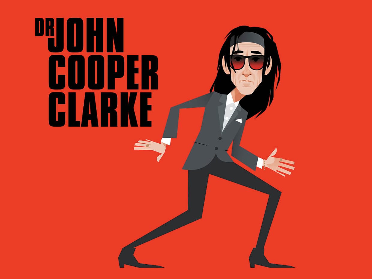 Dr. John Cooper Clarke - Celebrating 50 Years in Showbiz 9/22 6 PM