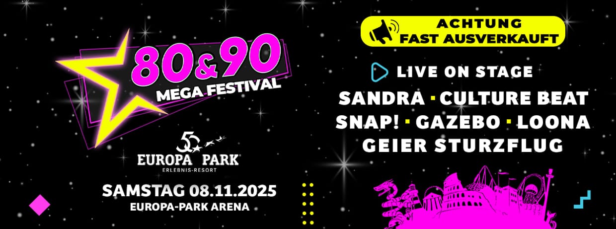 Das 80 & 90 Mega Festival 2025 Europa-Park