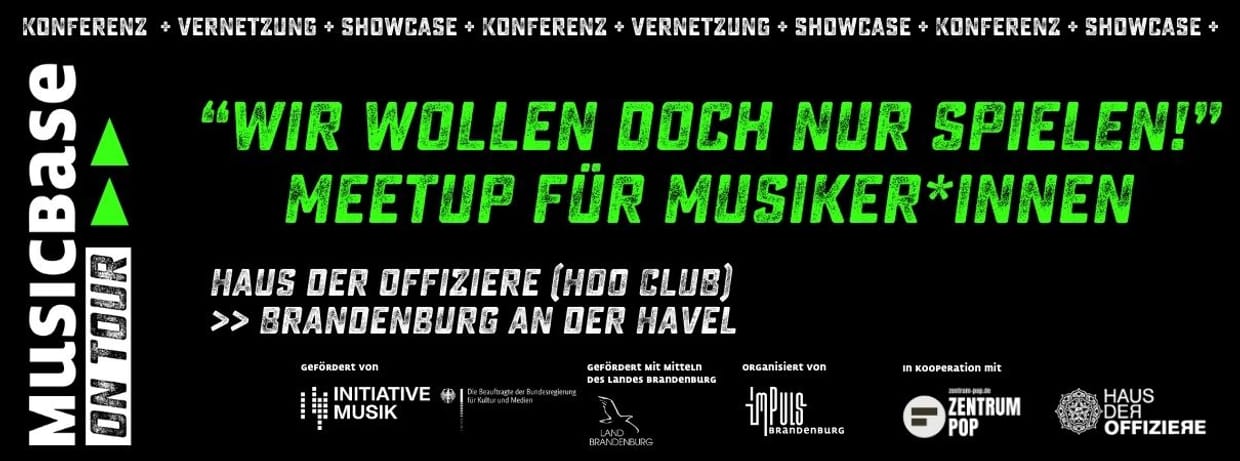 MusicBase on Tour: “Wir wollen doch nur spielen!” - Meetup für Musiker*innen 