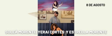 Soleá Morente, Yerai Cortés y Estrella Morente