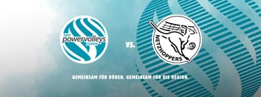 SWD powervolleys Düren vs. Energiequelle Netzhoppers KW