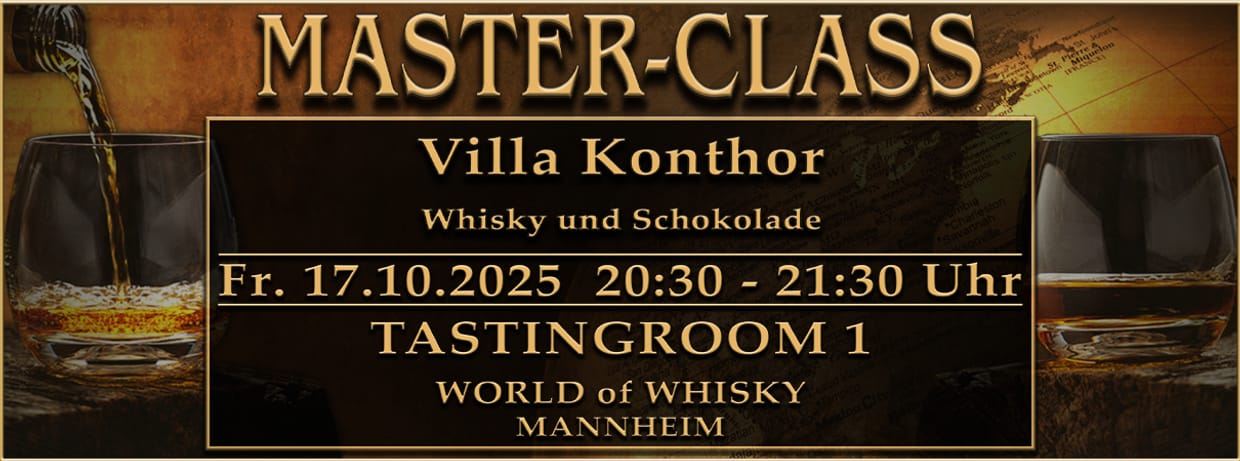 World of Whisky Masterclass - Villa Konthor