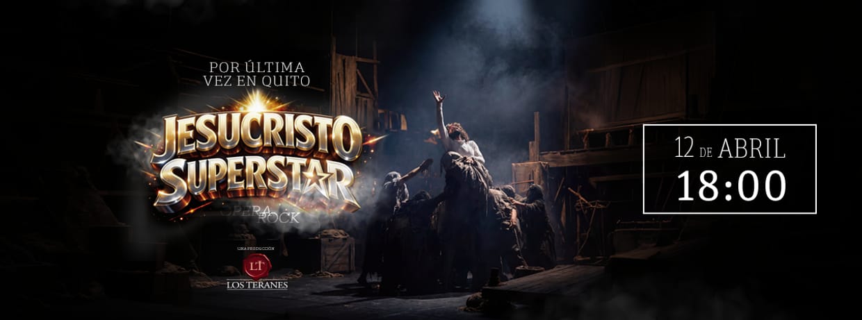 JESUCRISTO SUPERSTAR DOMINGO 12 DE ABRIL 18:00 PM