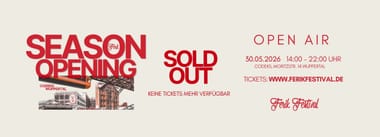 FERIK OPEN-AIR SEASON OPENING 2026