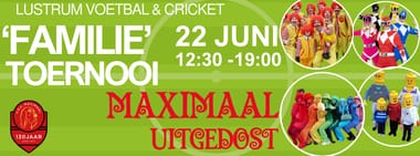 Familie voetbal & cricket toernooi