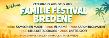 Familie festival Bredene 2026