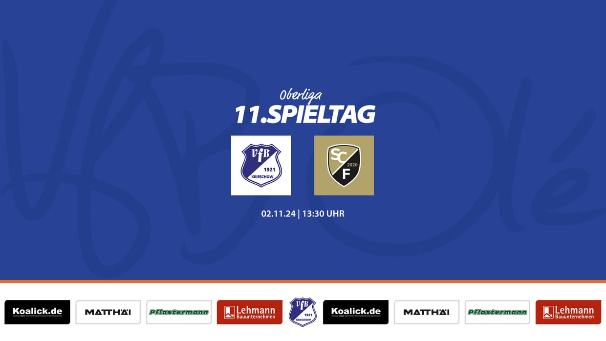 11. Spieltag VfB 1921 Krieschow - SC Freital