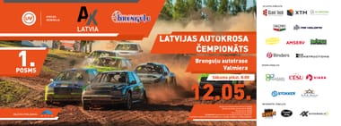 Latvijas autokrosa čempionāta sezonas atklāšana Brenguļos