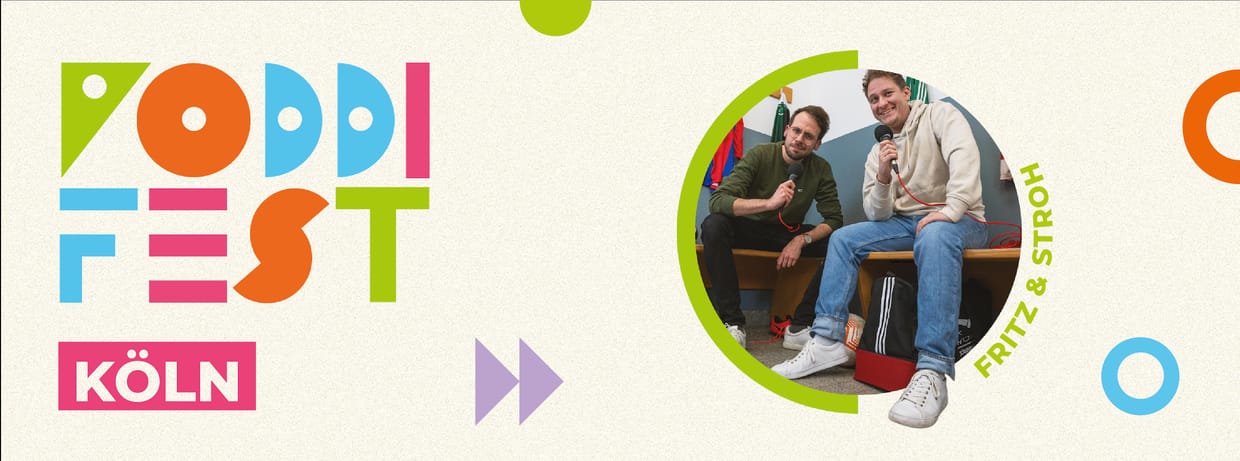 Fritz & Stroh live beim Poddifest Köln