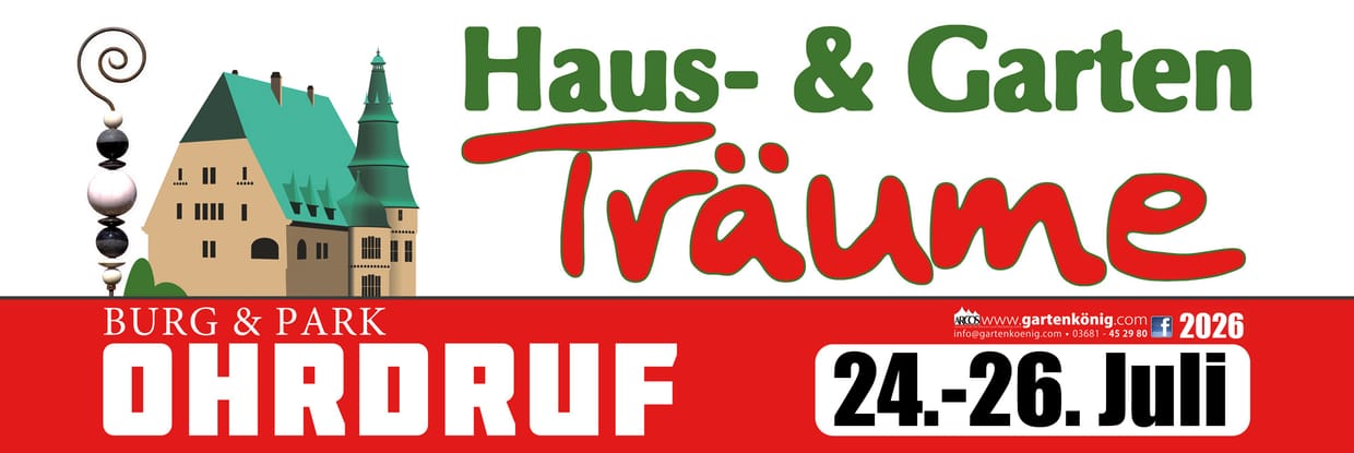 Haus & Garten Träume Burg & Park Ohrdruf 