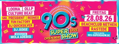90s Super Show Rastede - live & open air 2026 