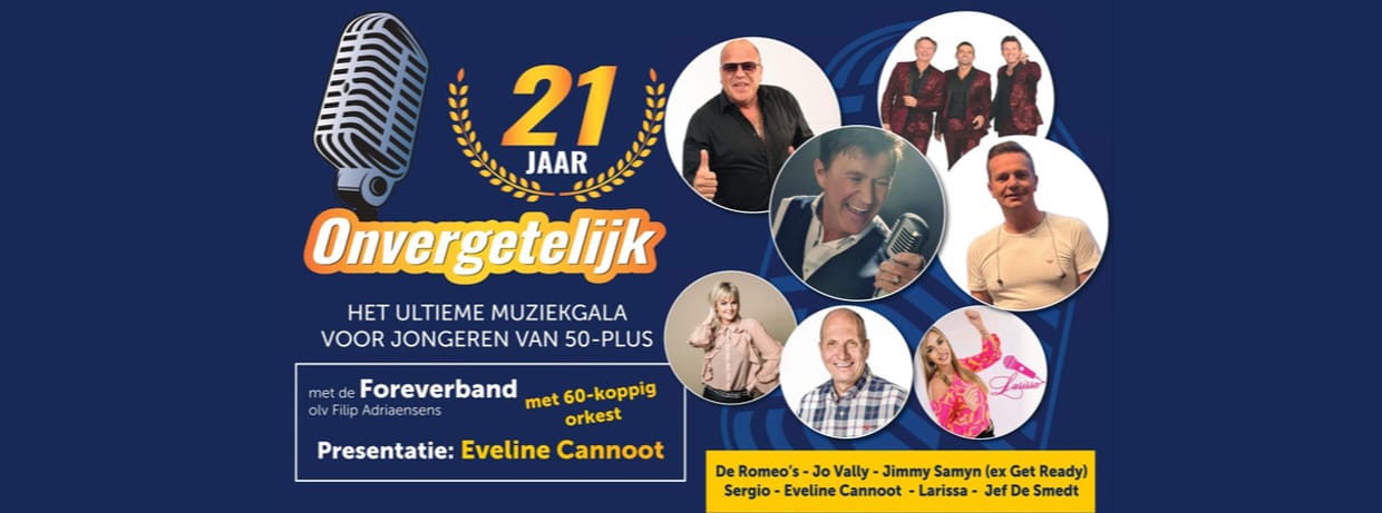 21 jaar ONVERGETELIJK
