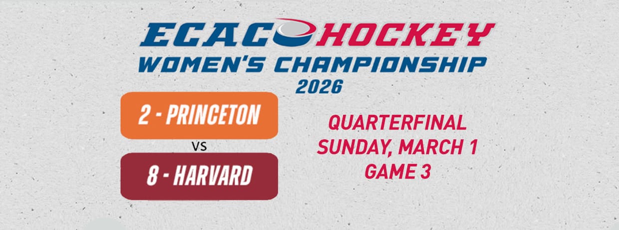 ECAC Women's Ice Hockey Quarterfinals vs. Harvard Game 3 
