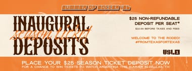 Inaugural Season Ticket Deposit