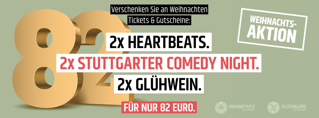 82er Weihnachtsaktion - Musik, Comedy und Genuss. 