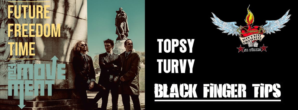 THE MOVEMENT / BLACK FINGER TIPS / TOPSY TURVY