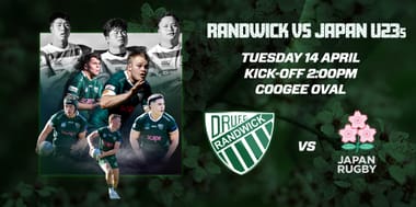Randwick vs Japan U23's Invitational Match