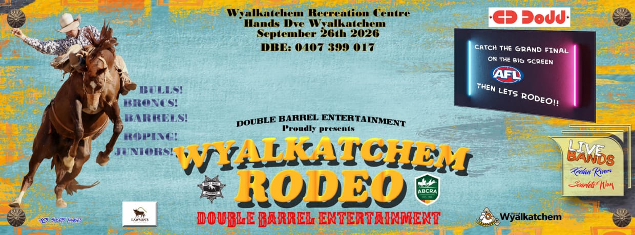 Wyalkatchem Rodeo & AFL 2026 on the Big Screen