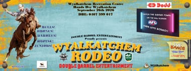 Wyalkatchem Rodeo & AFL 2026 on the Big Screen