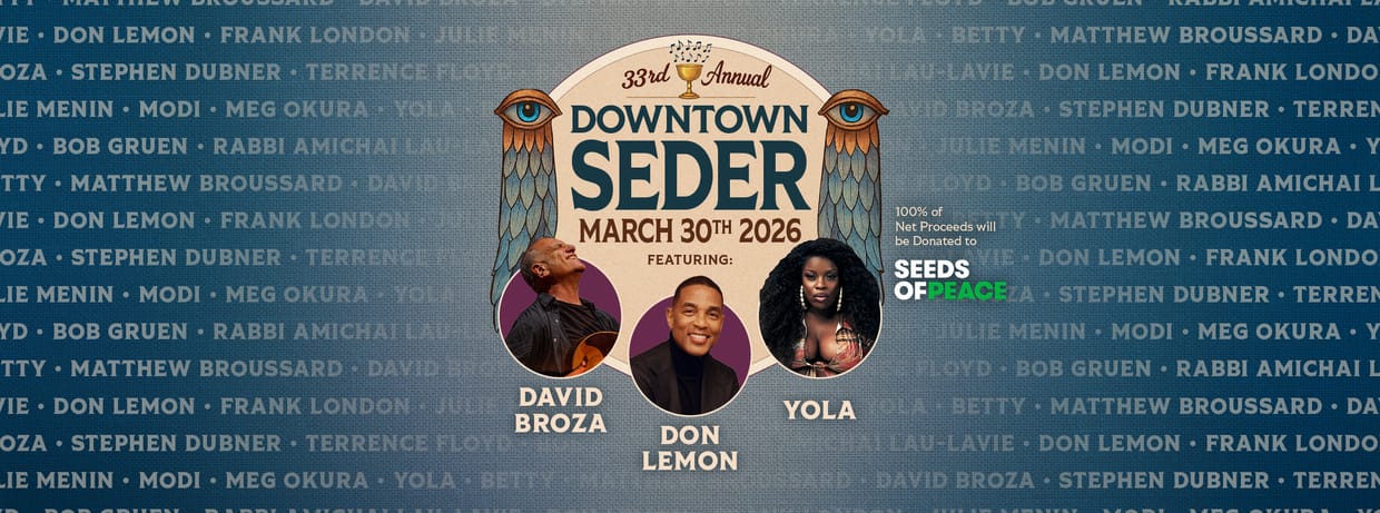 33rd Annual Downtown Seder