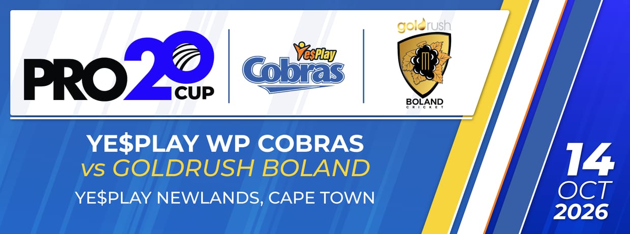YesPlay WP Cobras vs Boland