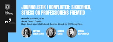 Journalistik i Konflikter: Sikkerhed, Stress og Professionens Fremtid