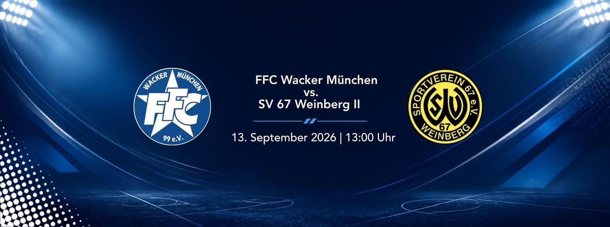 3. Spieltag | FFC Wacker München - SV 67 Weinberg II